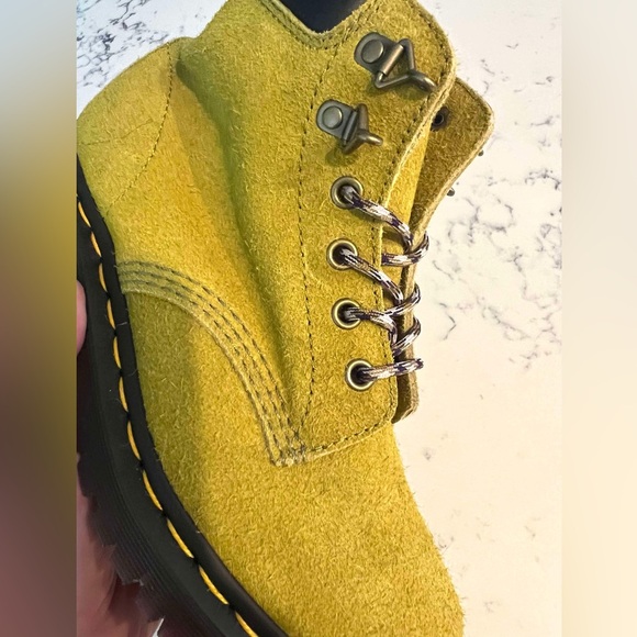 Dr.Martens  Men’s SZ.12 Ben Suede In Moss Green Boots Lace Up New - Picture 15 of 15